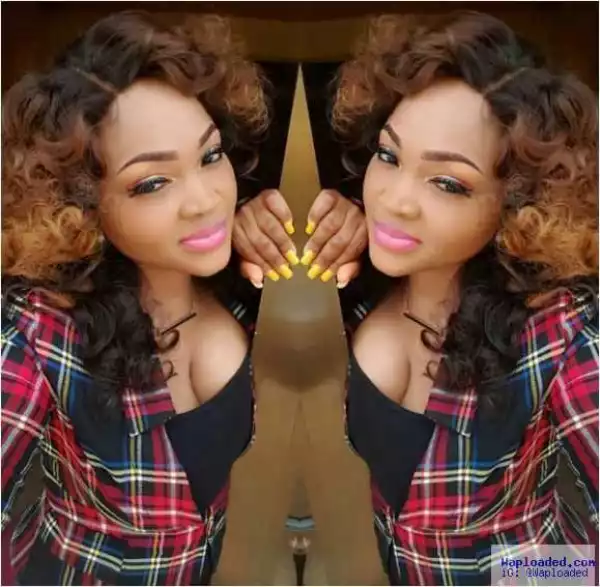 Pretty Mercy Aigbe & Her Cleavage Wow In Lumberjack Jacket (Photos)